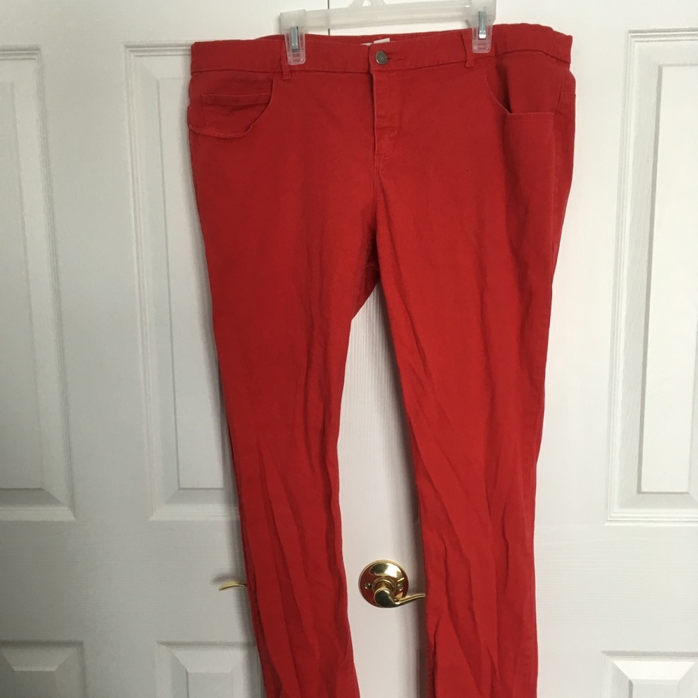 Red Skinny Jeans